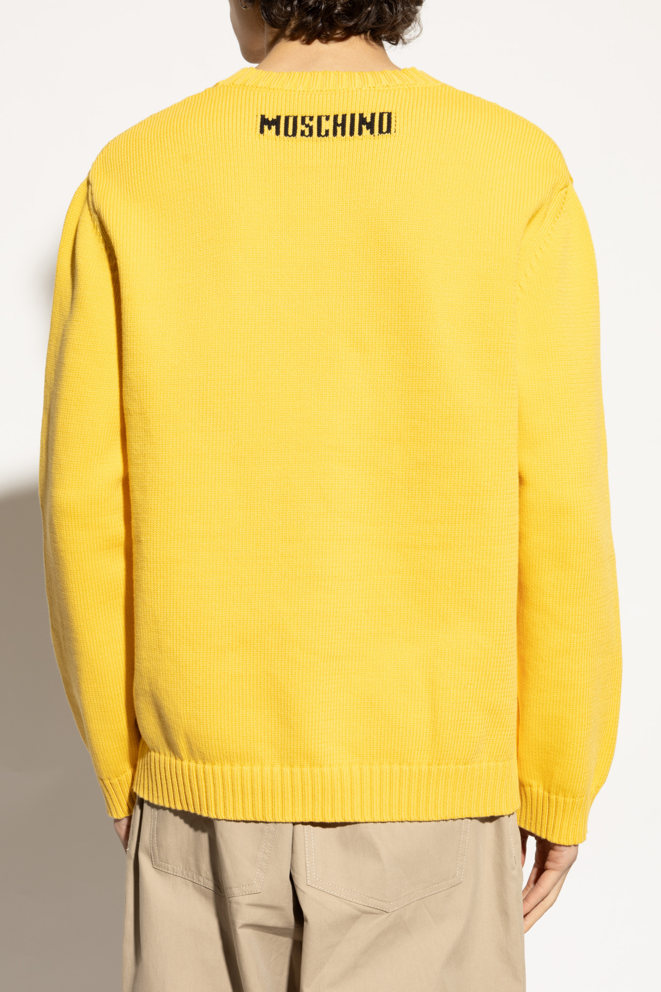 【送料&関税込】Moschino Patterned Sweater Yellow Patterned sweater Moschino - Vitkac AS